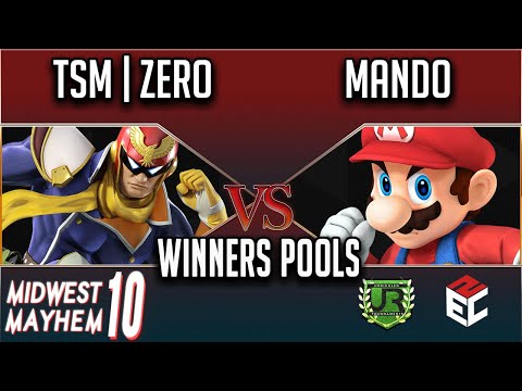 Midwest Mayhem 10 WINNERS POOLS - TSM | ZeRo (Captain Falcon, Cloud) vs Mando (Mario)