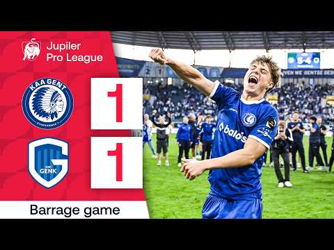KAA Koninklijke Atletiek Associatie Gent 1-1 ( 5-4 g.p. ) KRC Koninklike Racing Club Genk 