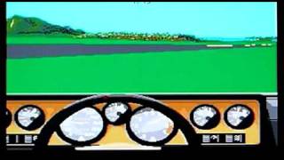 4D Sports Driving on Commodore Amiga. Gameplay & Commentary