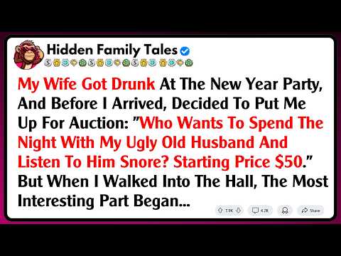 My Wife Got Drunk At The New Year Party, And Before I Arrived, Decided To Put Me Up For...