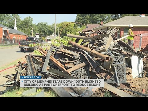 City to tear down 100th blighted building by end of week