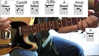 I&#39;D HAVE YOU ANYTIME Guitar Lesson - How To Play It On Guitar