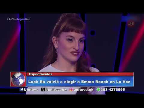Emma Roach sigue firme en La Voz Argentina