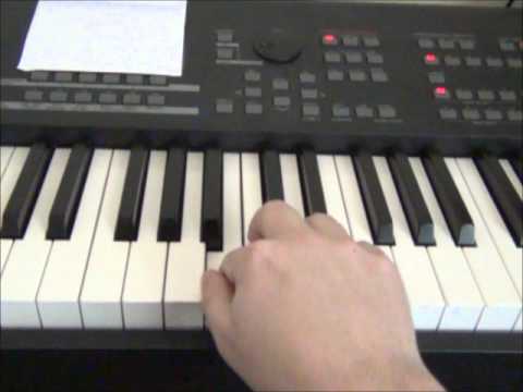 Jazz Piano Scales #291 - Key of A - Bebop Minor