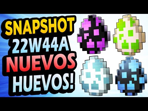 👉 The 4 NEW EGGS!  ✅ Minecraft 1.20 Snapshot 22w44a
