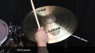 Video thumbnail for Sabian 20" FRX Ride by The Drum Shop - Portland, Maine