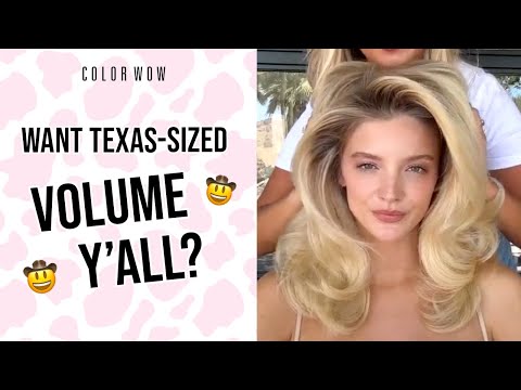 How to Add Volume Without Washing Your Hair: Color Wow Xtra Large Tips