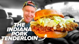 I Ate An Indiana Breaded Pork Tenderloin Sandwich in Chicago's Ravenswood Neighborhood 🍖😱