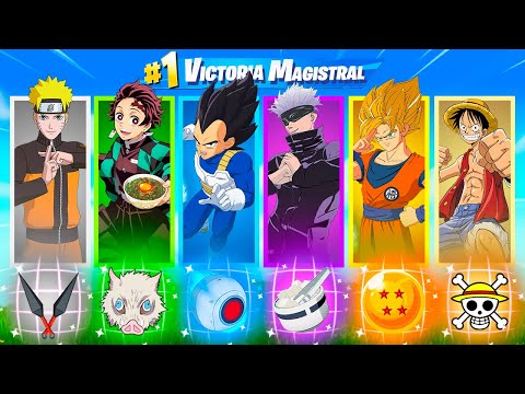 RETO ALEATORIO de ANIME en FORTNITE!