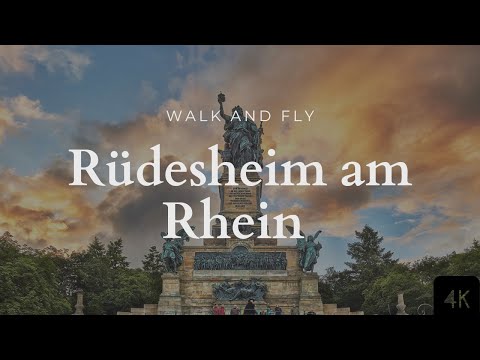Rüdesheim am Rhein Drone Footage 4k | Walk&Fly