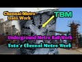 Chennai Metro Rail Line 3 Underground Construction Update Venugopal Nagar Taramani Road Junction