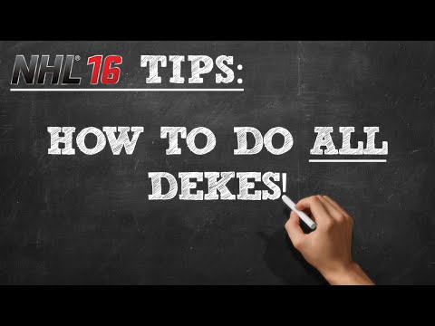 NHL 16: How to do ALL Dekes (Tutorial)