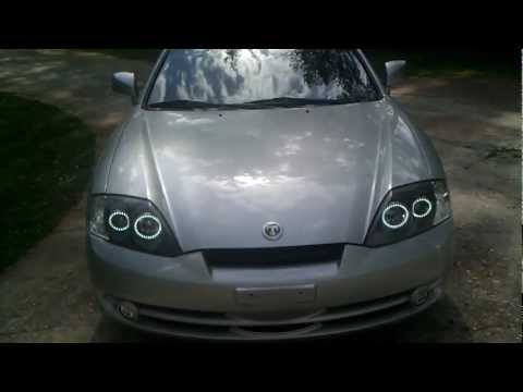2003 Hyundai Tiburon with Angel Eyes - Daytime