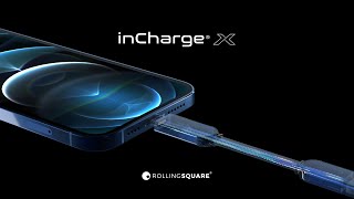 InCharge X Charging Cable (2.8"/Sapphire Blue)