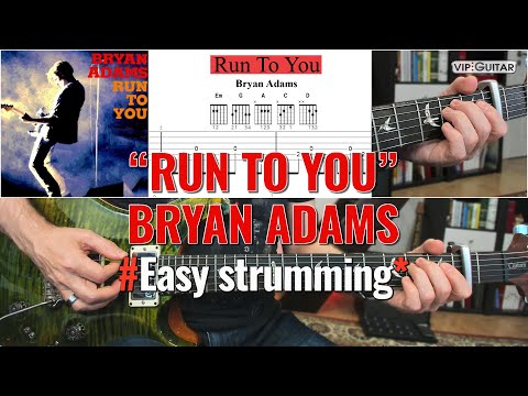 Songtutorial: "Run To You" Bryan Adams - Rhythmus und Sologitarre