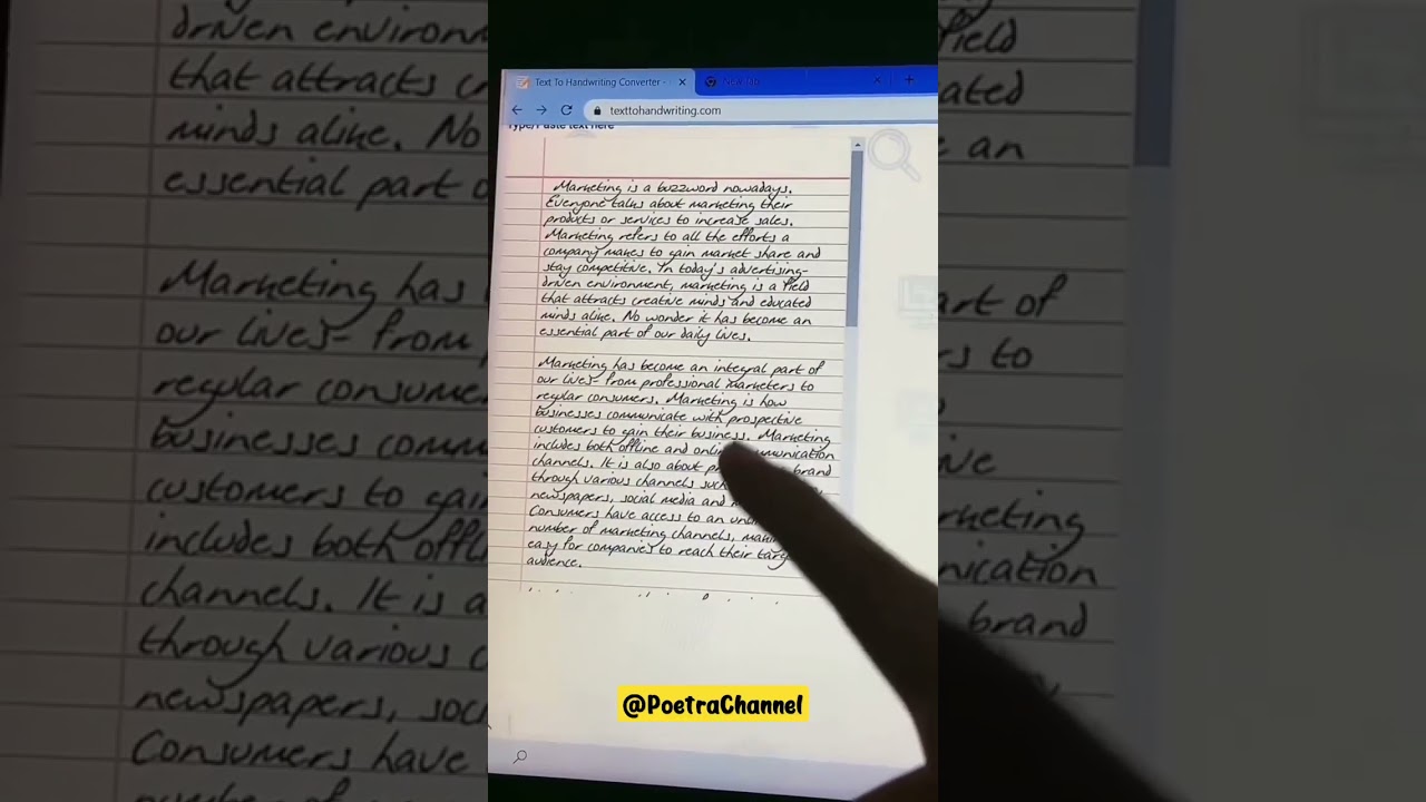 [REAL] Website untuk Tulisan Tangan