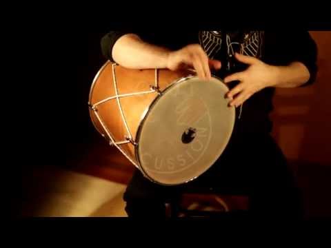 Emin percussion  Professional tunable dehol davul nagara 2010's - Walnut, tunable plastic heads image 15