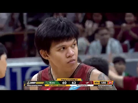 Gerry Abadiano ON CLUTCH MODE for UP vs. DLSU in 4Q | UAAP Season 88 Men's Basketball Finals Game 2