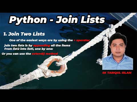 Learn Data Science Python Join Lists