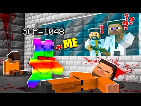 I Became SCP-1048 "Rainbow Teddy" in MINECRAFT! - Minecraft Trolling Video