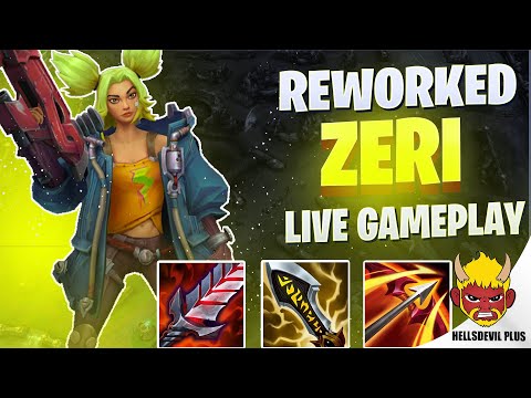 REWORKED ZERI DOES BIG DAMAGE! - Wild Rift HellsDevil Plus Gameplay