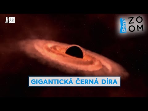 Gigantická černá díra je velká jako sluneční soustava. Podívejte se, jak takový obr zřejmě vzniká