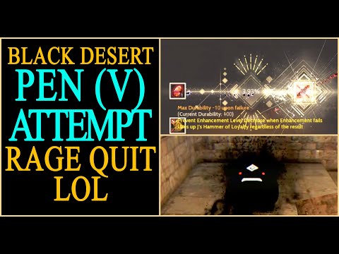 Black Desert Tapping PEN enhancement with limited fail stack with J's Hammer x 3