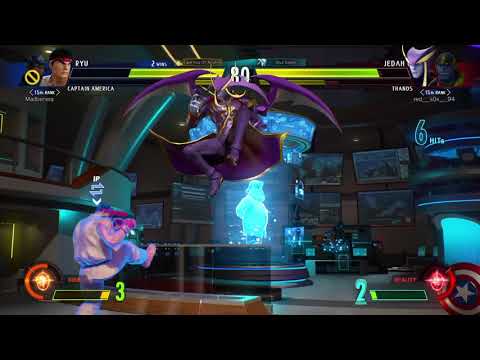 Marvel vs. Capcom Infinite: Ryu & Captain America vs. Jedah & Thanos