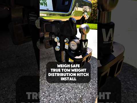 True Tow Weight Distribution Hitch install from ​⁠@weighsafe #trailerhitch #WSpartner #towing #diy
