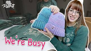 Balancing Custom Orders and Merch | PassioKnit Vlog