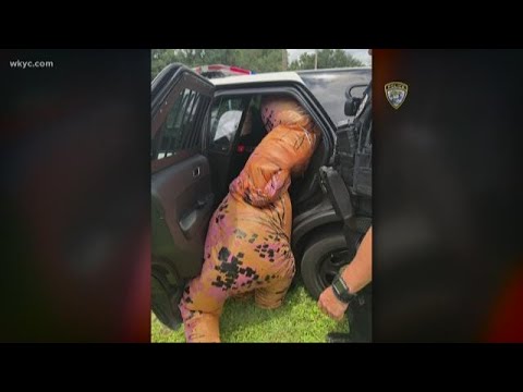3 On 3: Police nab T-Rex chasing children in Florida