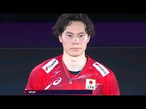 🇯🇵高橋藍が大会MVP！ベストアウトサイドスパイカーにも選出…涙の快挙🥳✨#高橋藍 #RanTakahashi #日本男子バレー #男子バレー #バレーボール #龍神NIPPON #MVP 