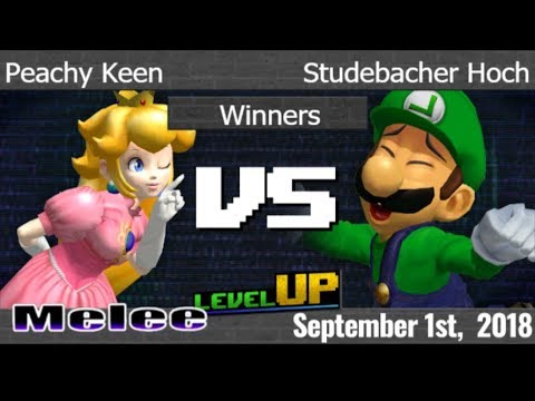 Level Up 1 - Peachy Keen (Peach) vs TLOC | Studebacher Hoch (Luigi) Winners - Melee