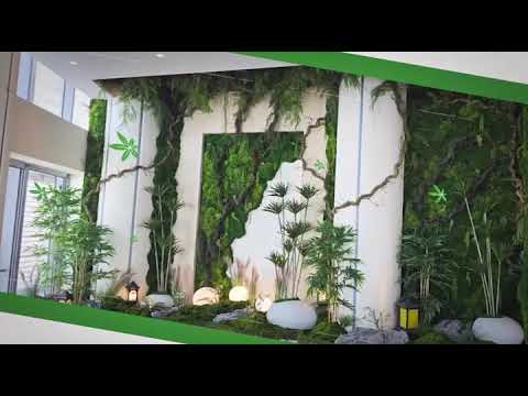 🌿 Bonsai Tree.Lush Green Moss Wall. Perfection!!! 🌿