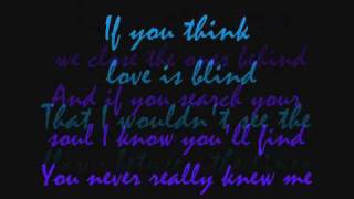 Delta Goodrem - Not Me, Not I  ( lyrics)