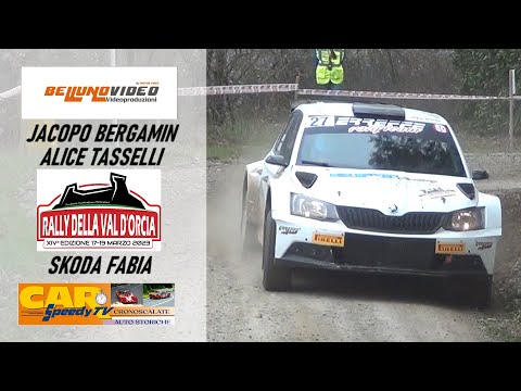 Rally della Val d'Orcia 2023 || Bergamin-Tasselli || Skoda Fabia R5