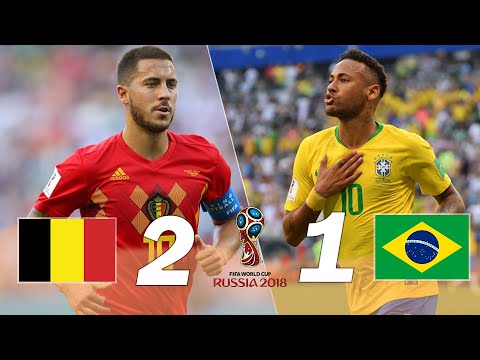 Bélgica 2 x 1 Brasil  - melhores momentos (HD 720P) Copa do Mundo 2018