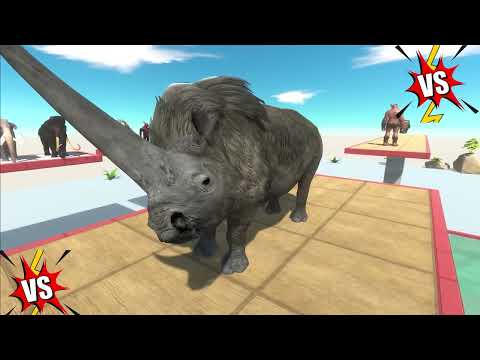 Tug of War Prehistoric Mammals vs Infernals   Animal Revolt Battle Simulator