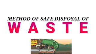 ICSE GEOGRAPHY||CLASS X||Disposal of waste||