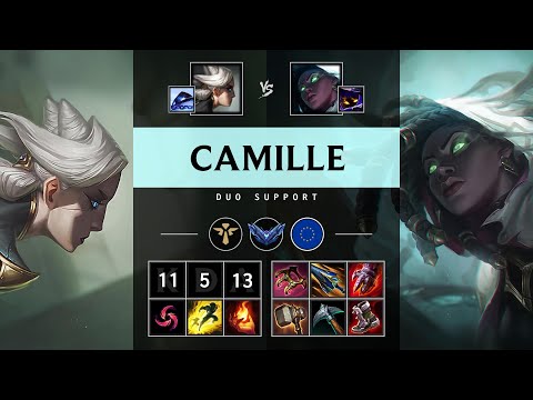 Camille Support vs Senna: Killing spree - EUW Diamond Patch 14.24