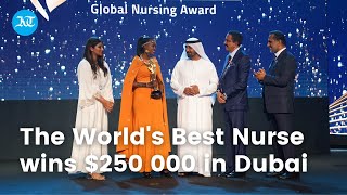 The Worlds Best Nurse wins $250 000 in Dubai