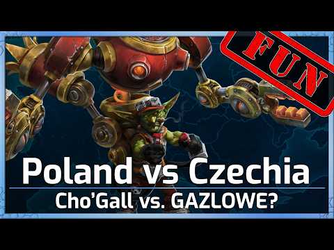 FUN! Poland vs Czechia! Cho'Gall vs Gazlowe?? - Nations Cup - Heroes of the Storm