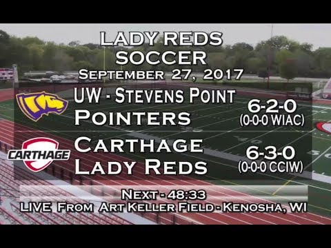 Carthage Women's Soccer vs. UW - Stevens Point 2017_9_27