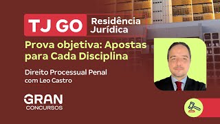 Residência Jurídica TJ GO |  Prova objetiva: Apostas para Direito Processual Penal