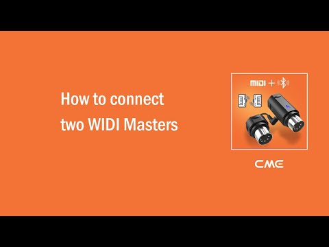 How to connect two WIDI Masters