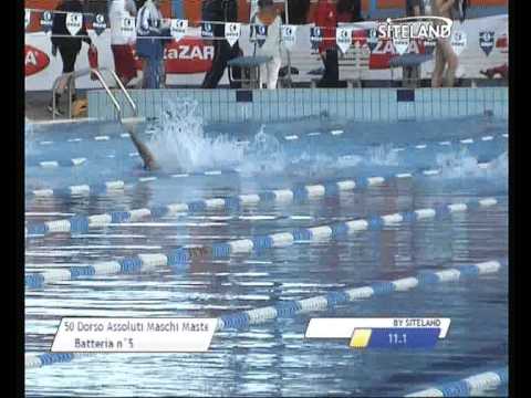 Serie 6 dei 50 Dorso  Assoluti Maschi Master - 13 Memorial Andrea Bettiol