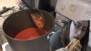 DSP Tries It - Homemade Italian Gout Sauce - The Return (Same Dish, Different Girl)