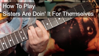 'Sisters Are Doin' It For Themselves' Eurythmics Guitar Lesson