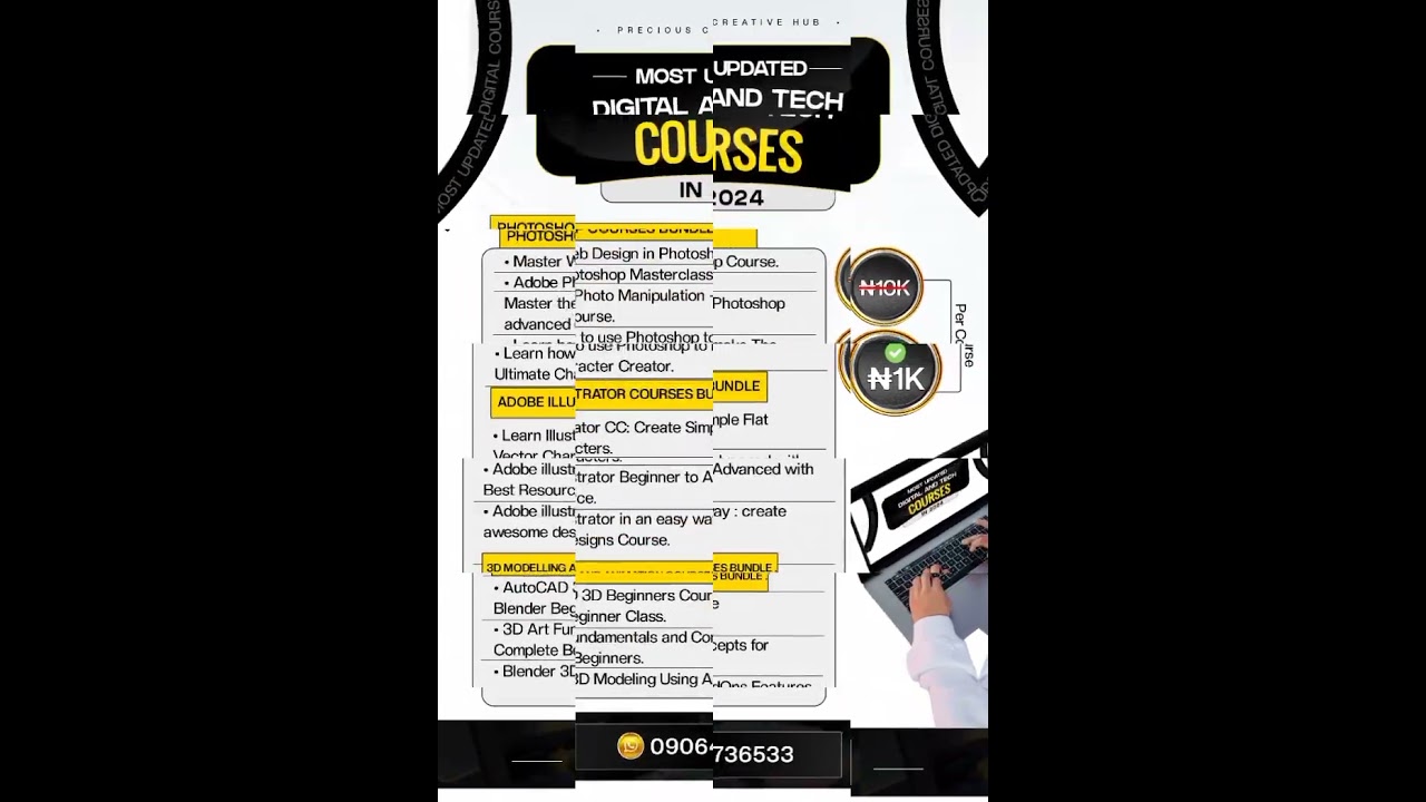 GET ALL THE TECH AND DIGITAL COURSES IN ONE PACKAGE!...