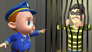 Prison Escape | Baby Cops vs Robbers Jail Break | Nursery Rhymes &amp; Kids Songs | Emmie Baby Songs
